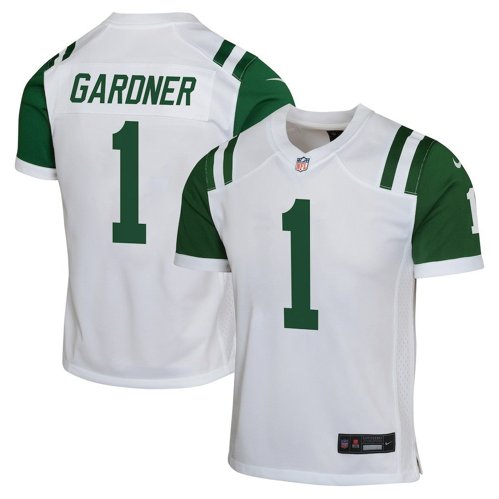 Ahmad Sauce Gardner New York Jets Youth Game Jersey - White - Nike