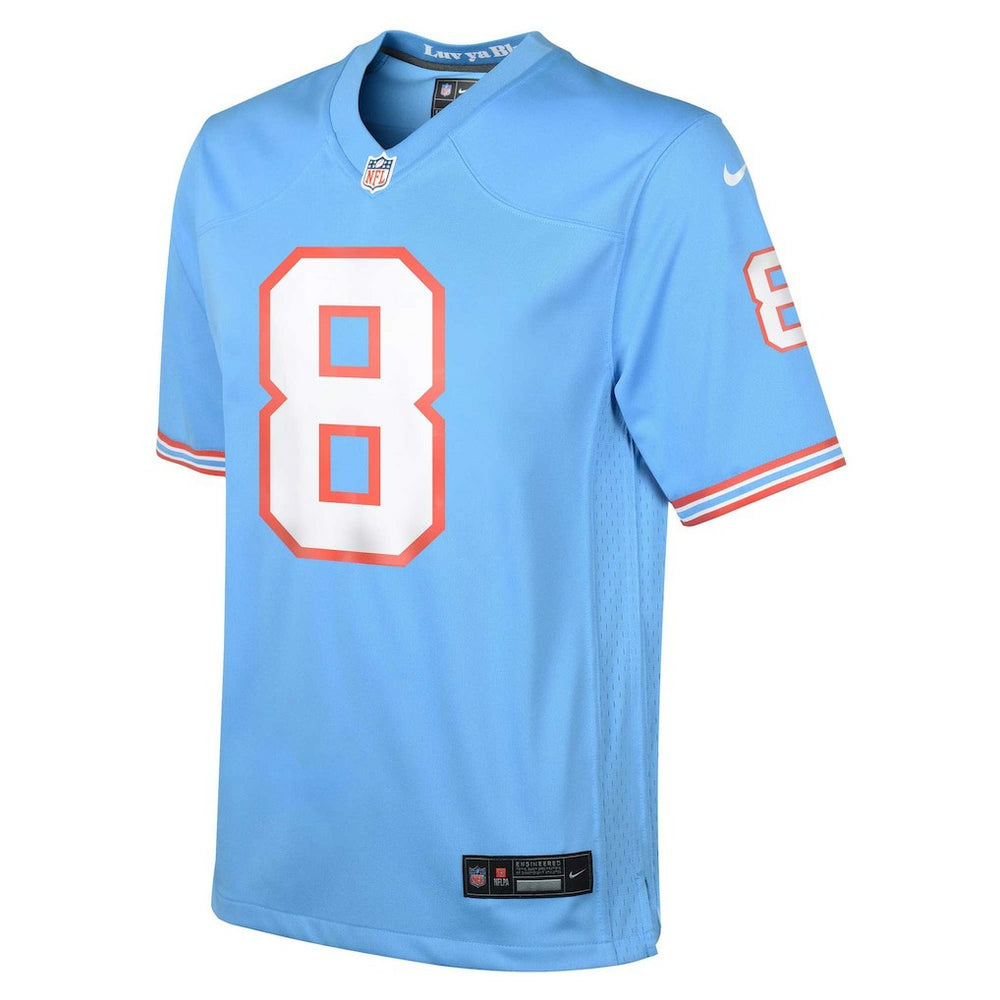 Will Levis Tennessee Titans Youth Game Jersey - Light Blue - Nike
