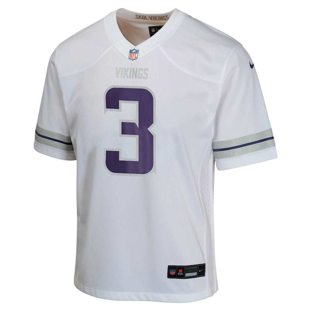 Jordan Addison Minnesota Vikings Youth Game Jersey - White - Nike