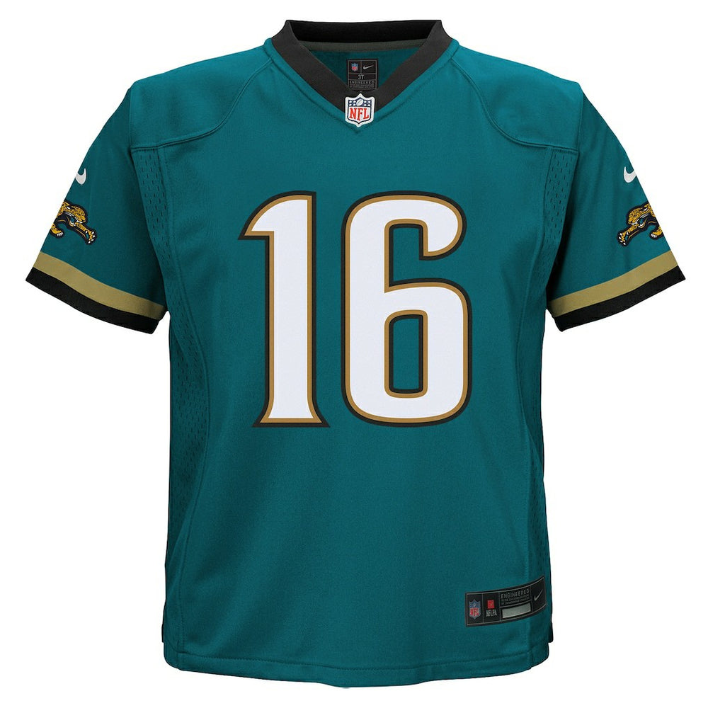 Trevor Lawrence Jacksonville Jaguars Preschool Prowler Throwback Player Game Jersey - Teal - Nike