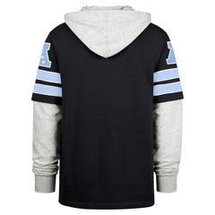 Tennessee Titans '47 Double Header Blitz Cornerback Pullover Hoodie - Navy - 47 brand