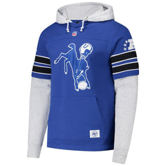 Indianapolis Colts '47 Throwback Double Header Blitz Cornerback Hoodie - Royal - 47 brand