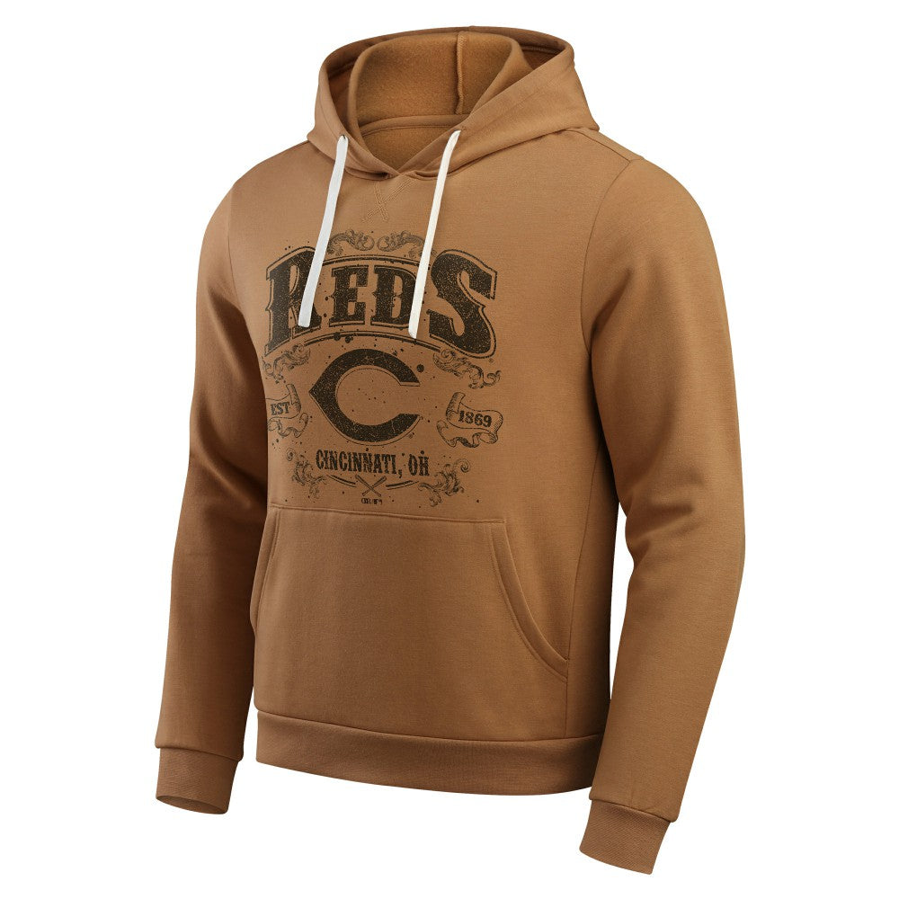 Cincinnati Reds Darius Rucker Collection by Fanatics Camp Fleece Pullover Hoodie  Outlet