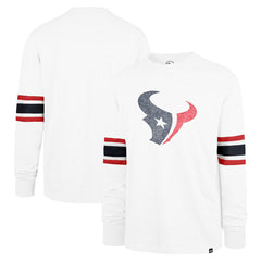 Houston Texans '47 Gridiron Premier Brex Long Sleeve T-Shirt - White - 47 brand