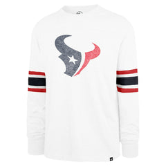 Houston Texans '47 Gridiron Premier Brex Long Sleeve T-Shirt - White - 47 brand