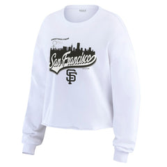 San Francisco Giants WEAR by Erin Andrews Women's Domestic Postcard Long Sleeve T-Shirt for sale
