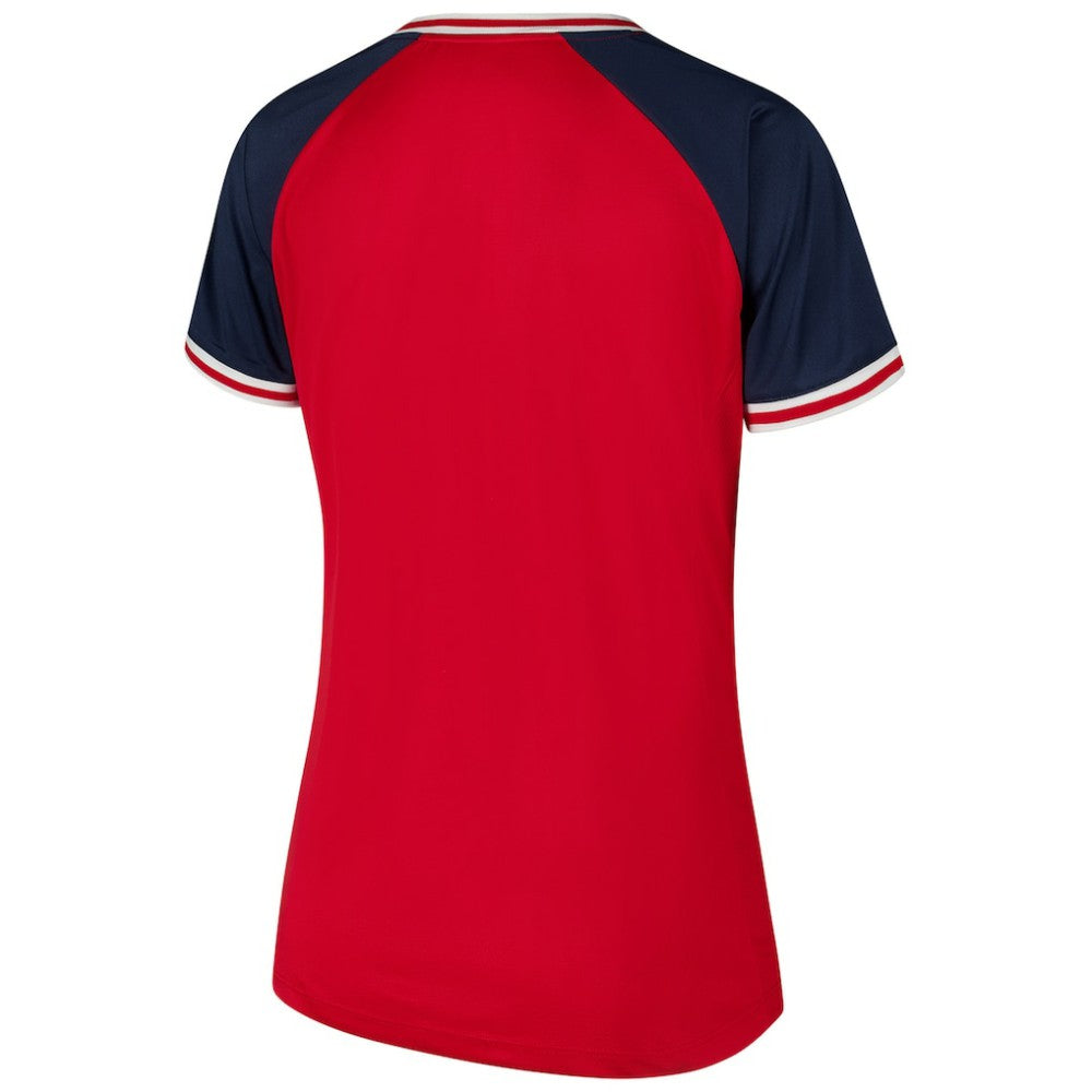 St. Louis Cardinals Profile Women's Plus Size Crossover V-Neck T-Shirt Online