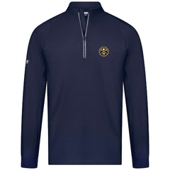 Denver Nuggets Levelwear Theory Insignia Core Quarter-Zip Pullover Top Navy