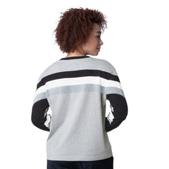 Chicago White Sox Starter Women's Triple A Fashion Color Block Long Sleeve Top Discount