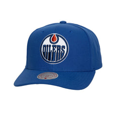Edmonton Oilers Mitchell & Ness Core Team Ground Pro Adjustable Hat - Navy | NHL near me