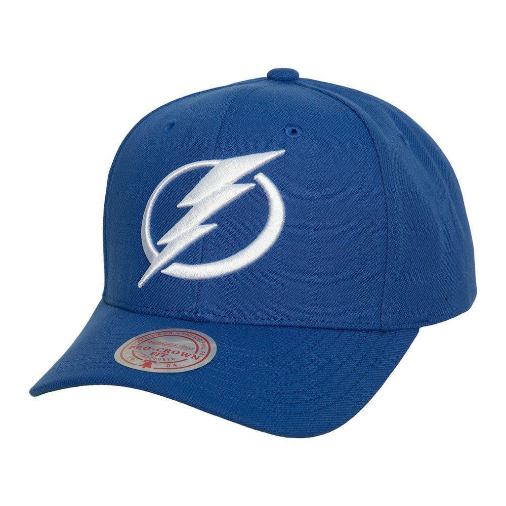 Tampa Bay Lightning Mitchell & Ness Core Team Ground Pro Adjustable Hat - Blue | NHL Clearance