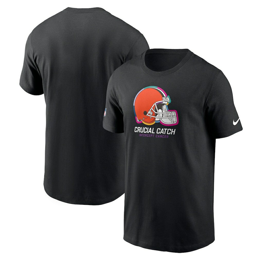 Cleveland Browns Youth 2024 NFL Crucial Catch T-Shirt - Black - Nike