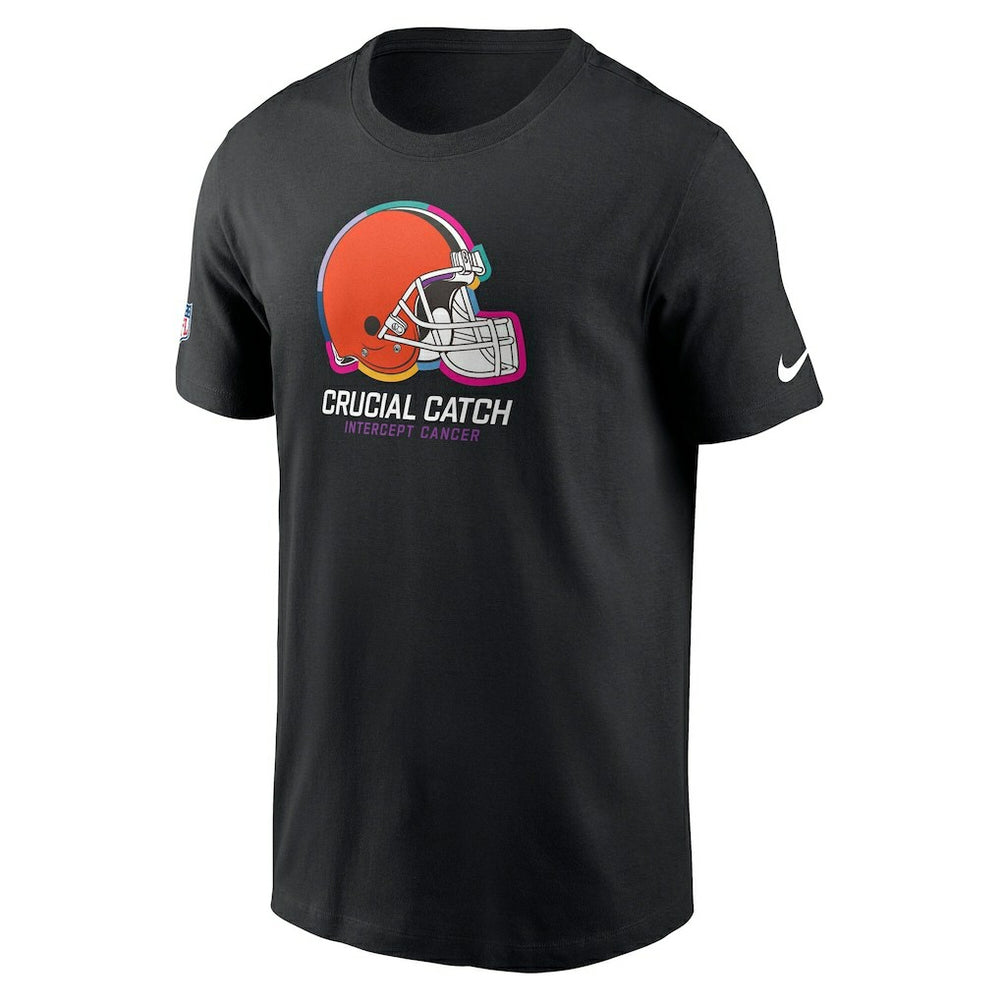 Cleveland Browns Youth 2024 NFL Crucial Catch T-Shirt - Black - Nike
