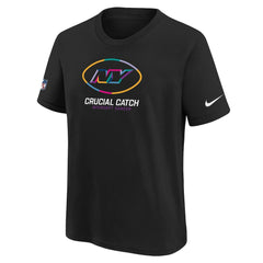 New York Jets Youth 2024 NFL Crucial Catch T-Shirt - Black - Nike
