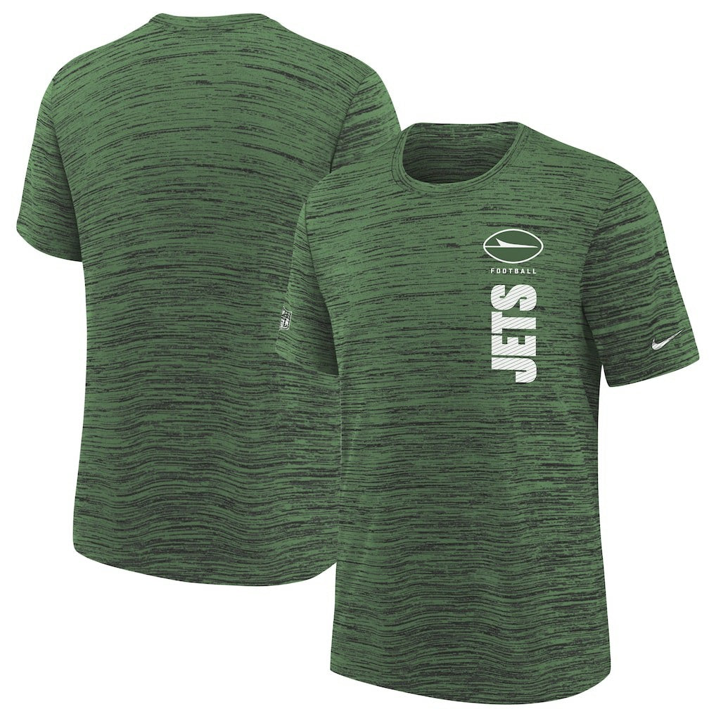 New York Jets Youth Sideline Velocity Performance T-Shirt - Green - Nike