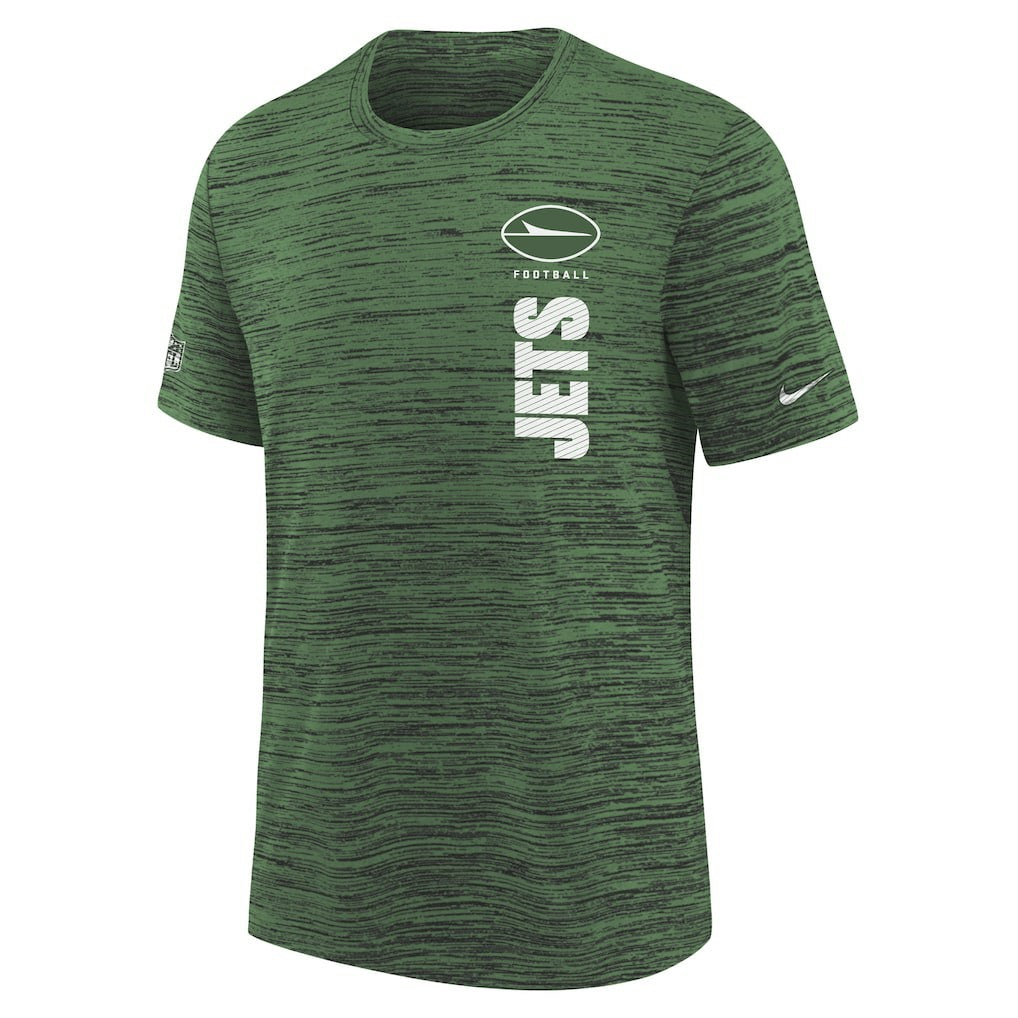 New York Jets Youth Sideline Velocity Performance T-Shirt - Green - Nike