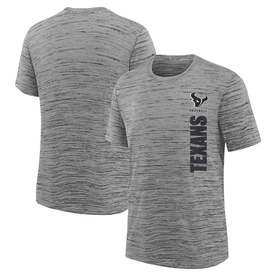 Houston Texans Youth Sideline Velocity Performance T-Shirt - Heather Charcoal - Nike