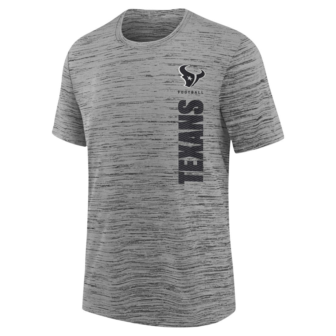 Houston Texans Youth Sideline Velocity Performance T-Shirt - Heather Charcoal - Nike