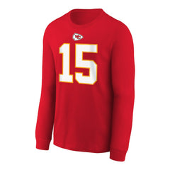 Patrick Mahomes Kansas City Chiefs Youth Player Name & Number Long Sleeve T-Shirt - Red - Nike