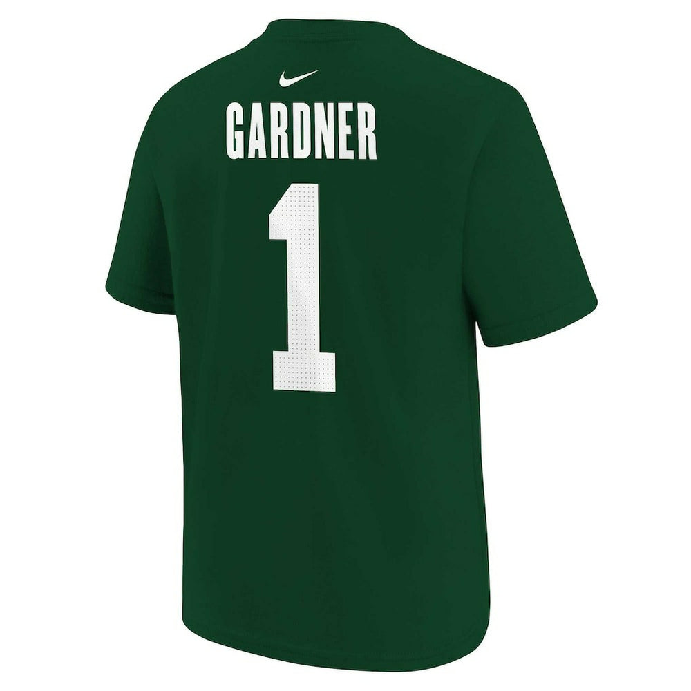 Ahmad Sauce Gardner New York Jets Youth Player Name & Number T-Shirt - Green - Nike