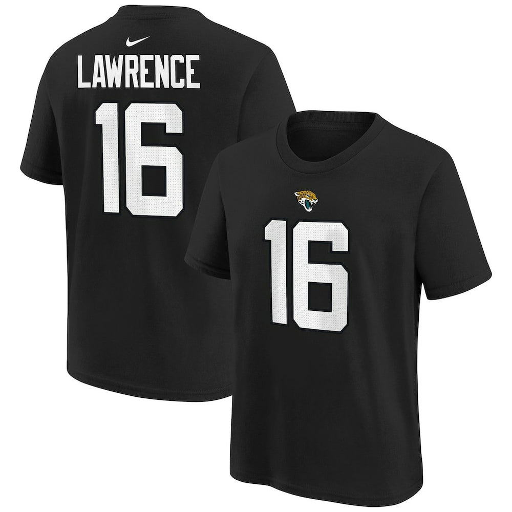 Trevor Lawrence Jacksonville Jaguars Youth Player Name & Number T-Shirt - Black - Nike