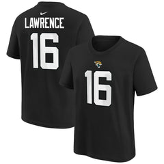 Trevor Lawrence Jacksonville Jaguars Youth Player Name & Number T-Shirt - Black - Nike
