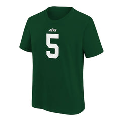 Garrett Wilson New York Jets Youth Player Name & Number T-Shirt - Green - Nike