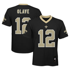 Chris Olave New Orleans Saints Youth Replica Player Jersey - Black - NFL