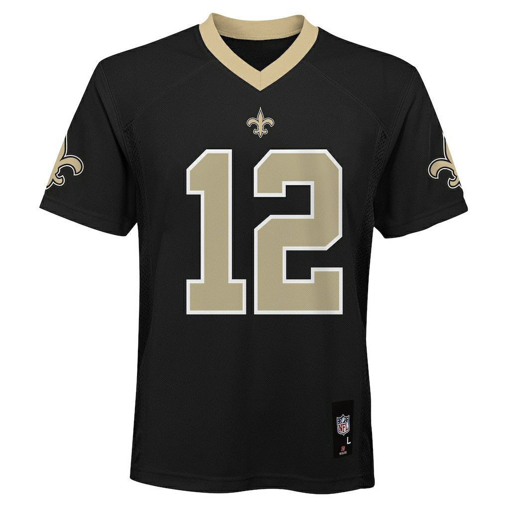 Chris Olave New Orleans Saints Youth Replica Player Jersey - Black - NFL