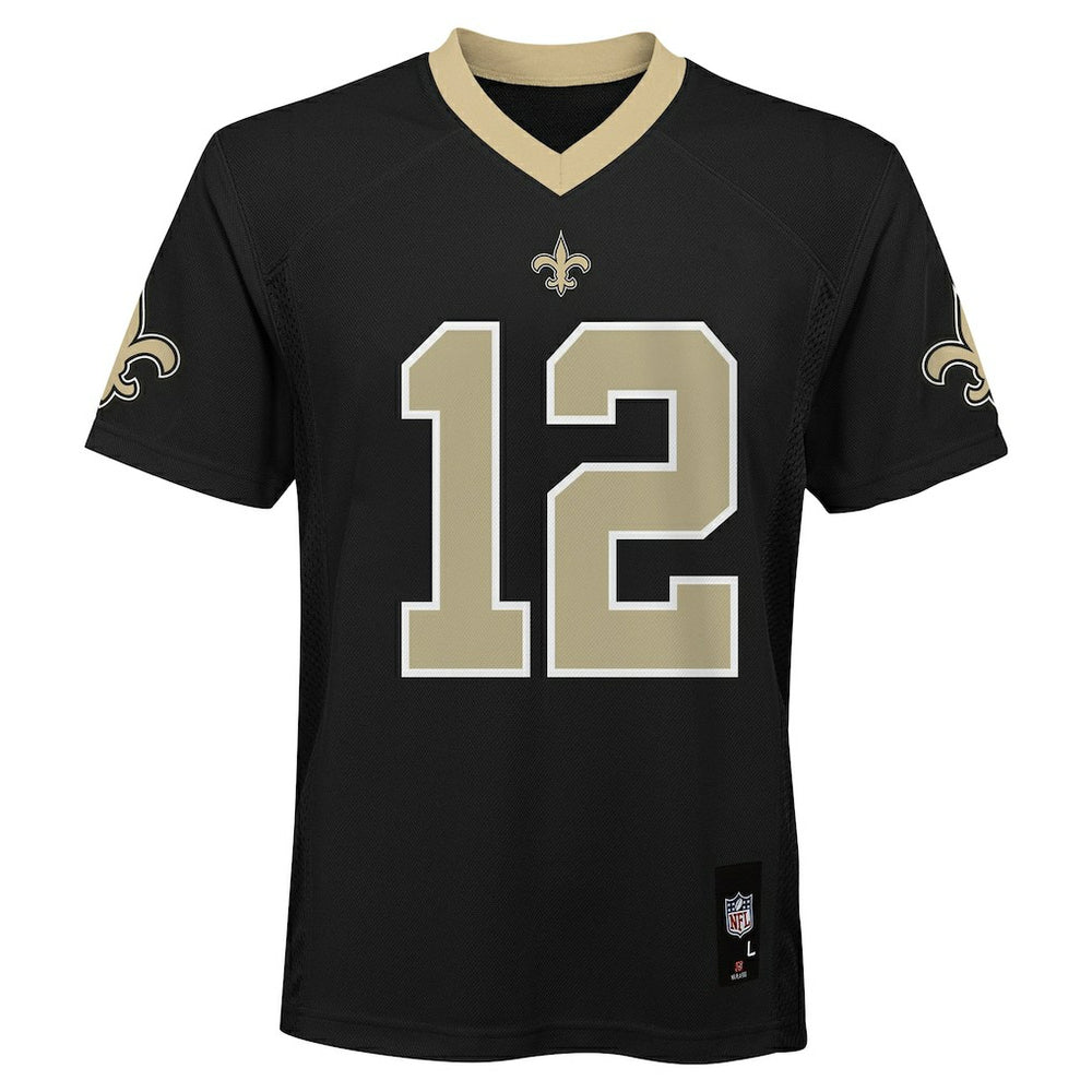 Chris Olave New Orleans Saints Youth Replica Player Jersey - Black - NFL