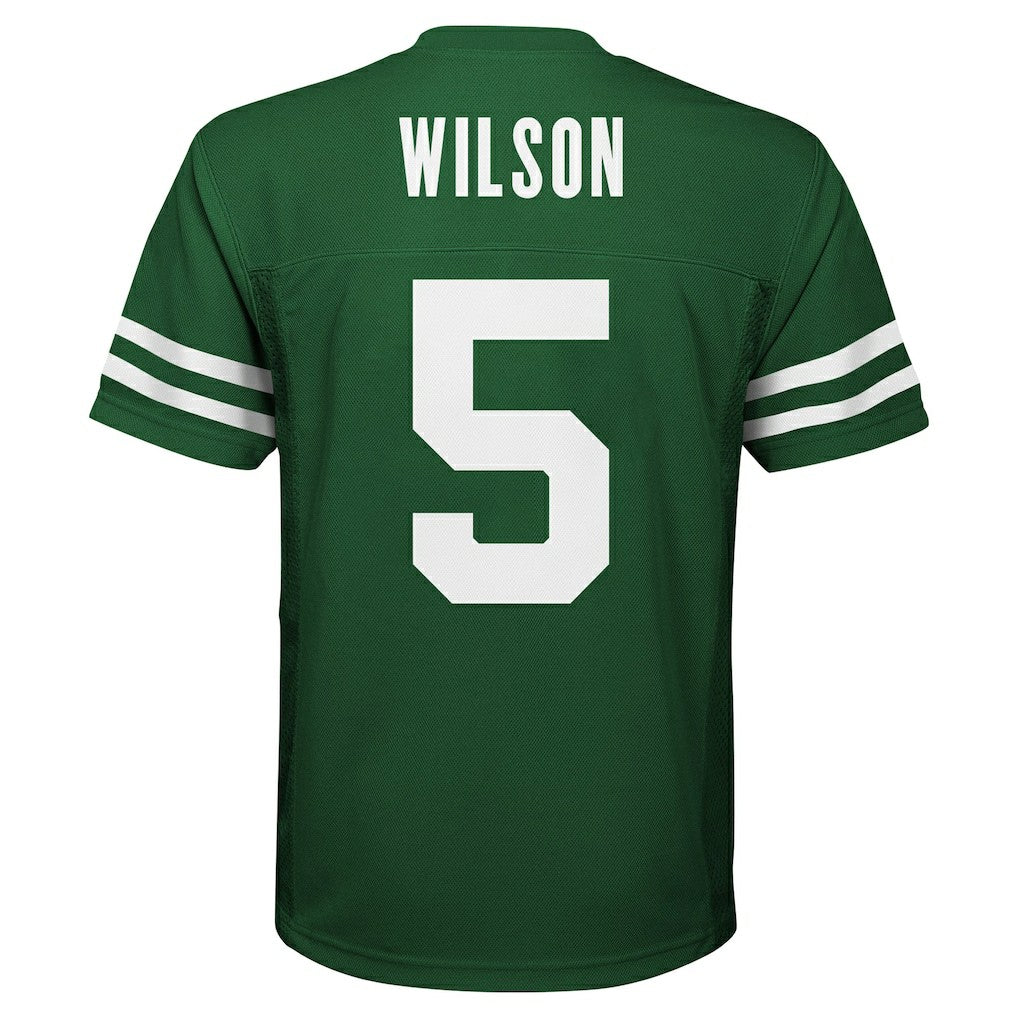 Garrett Wilson New York Jets Youth Replica Player Jersey - Legacy Green - NFL