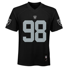 Maxx Crosby Las Vegas Raiders Youth Replica Player Jersey - Black - NFL