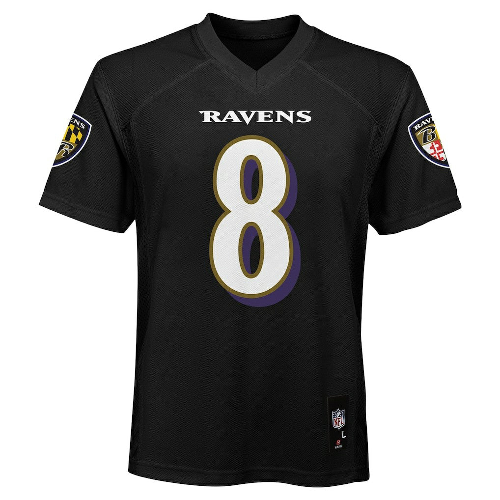 Lamar Jackson Baltimore Ravens Preschool Replica Player Jersey - Black - NFL