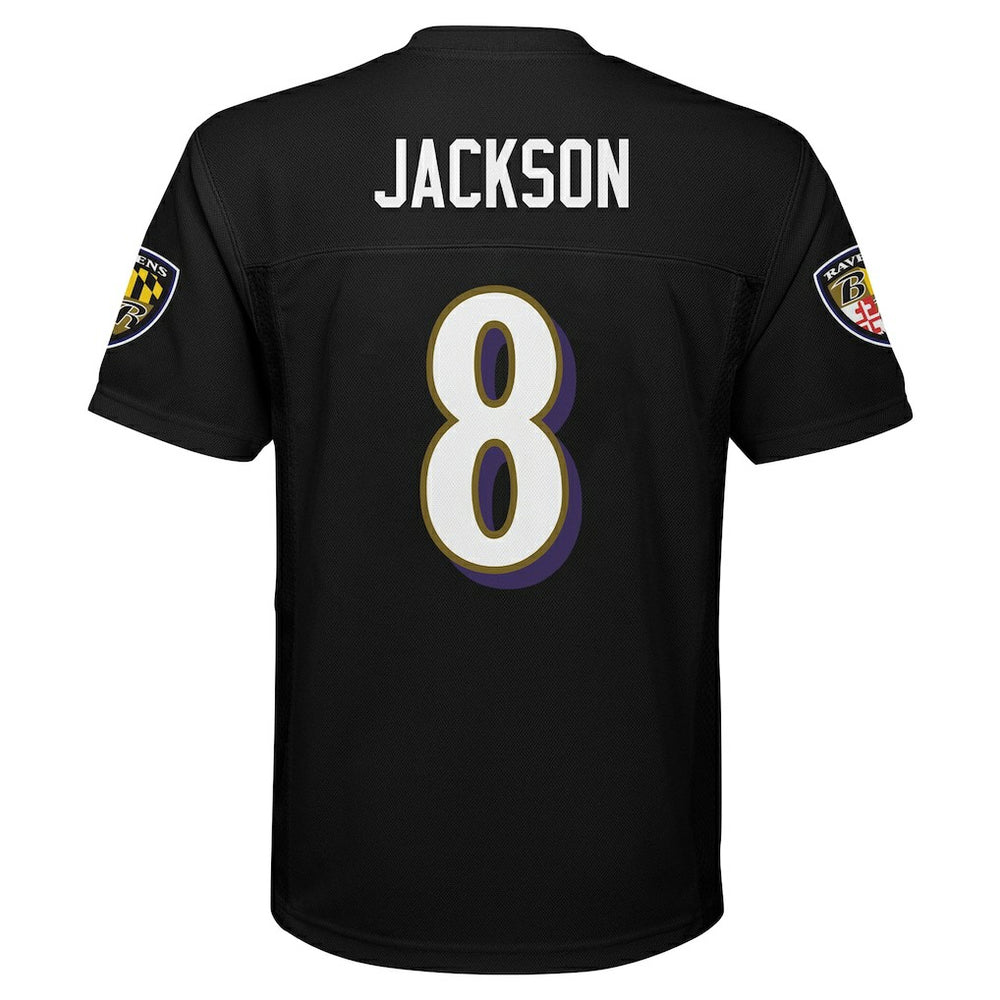 Lamar Jackson Baltimore Ravens Preschool Replica Player Jersey - Black - NFL
