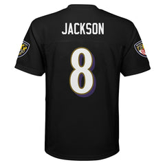 Lamar Jackson Baltimore Ravens Preschool Replica Player Jersey - Black - NFL