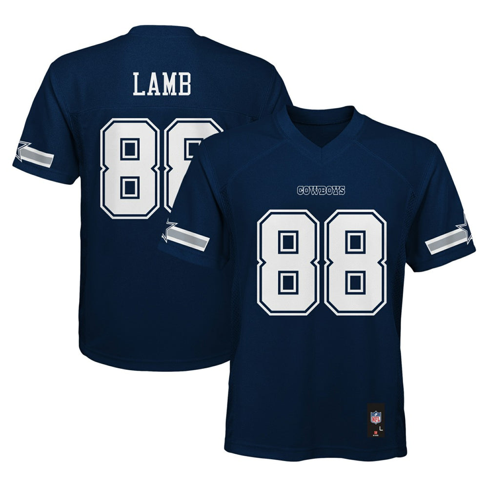 CeeDee Lamb Dallas Cowboys Youth Replica Player Jersey - Navy - NFL