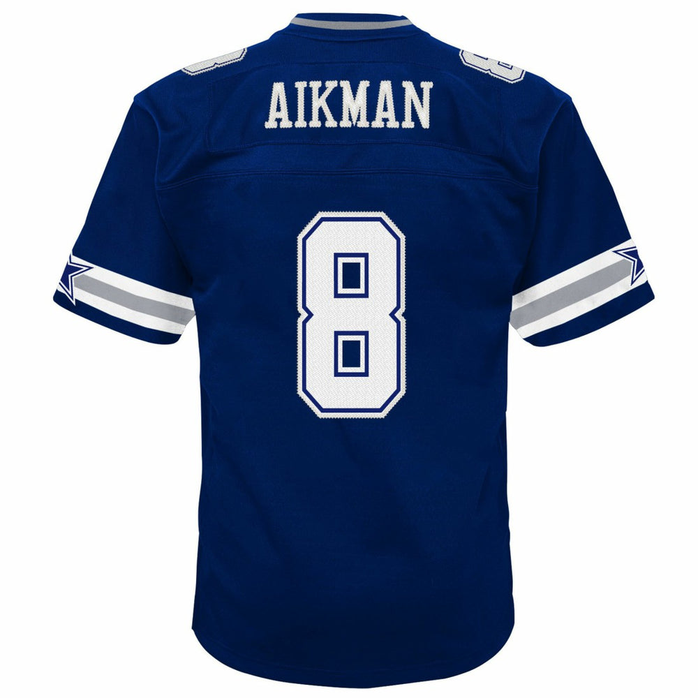 Troy Aikman Dallas Cowboys Youth 1996 Legacy Jersey - Navy - Mitchell & Ness