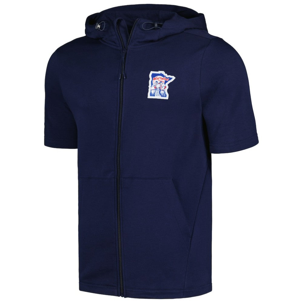 Minnesota Twins Levelwear Recruit Short Sleeve Full-Zip Hoodie Outlet
