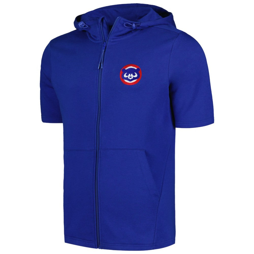 Chicago Cubs Levelwear Recruit Short Sleeve Full-Zip Hoodie Near Me