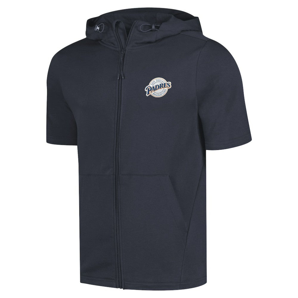 San Diego Padres Levelwear Recruit Short Sleeve Full-Zip Hoodie Near Me