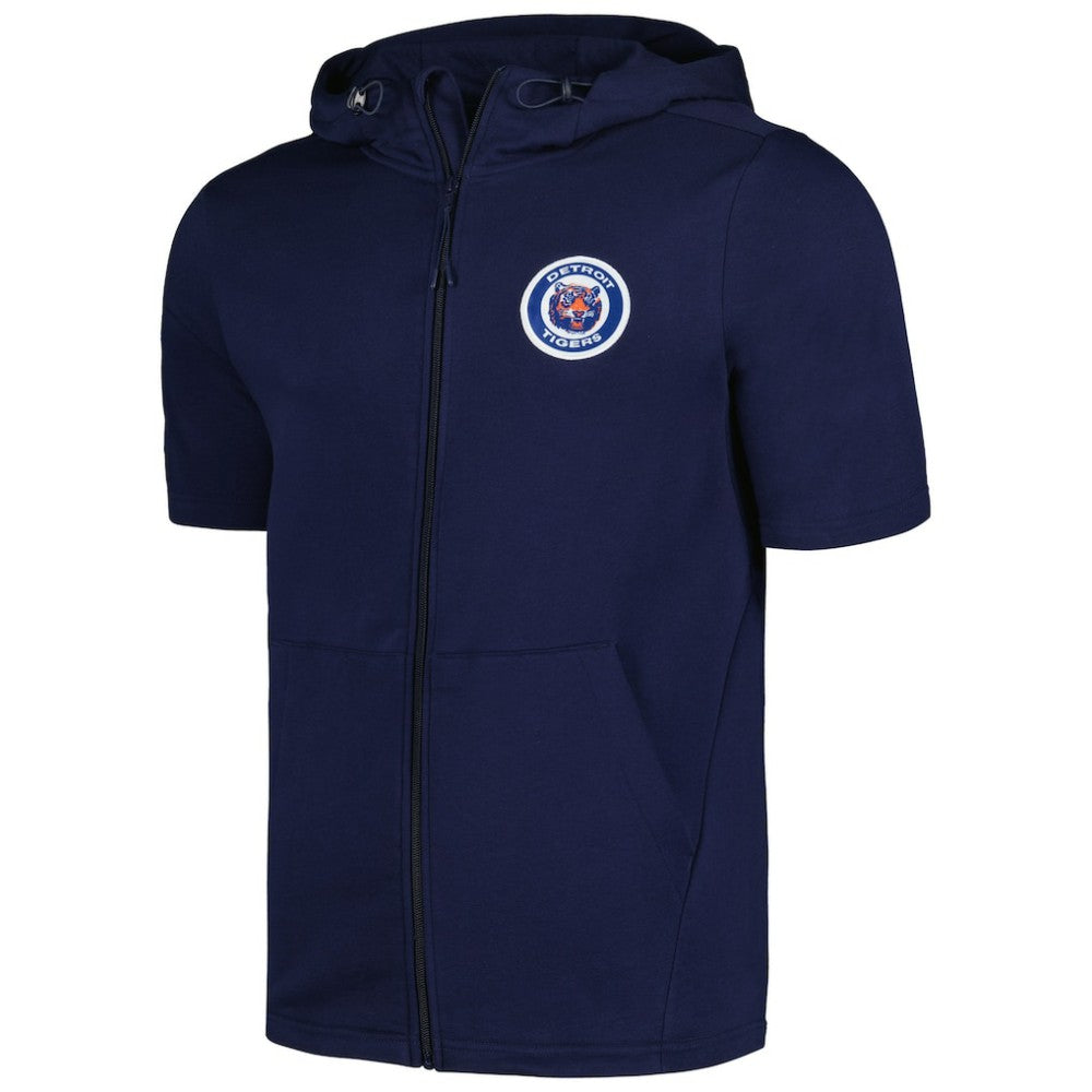 Detroit Tigers Levelwear Recruit Short Sleeve Full-Zip Hoodie Near Me