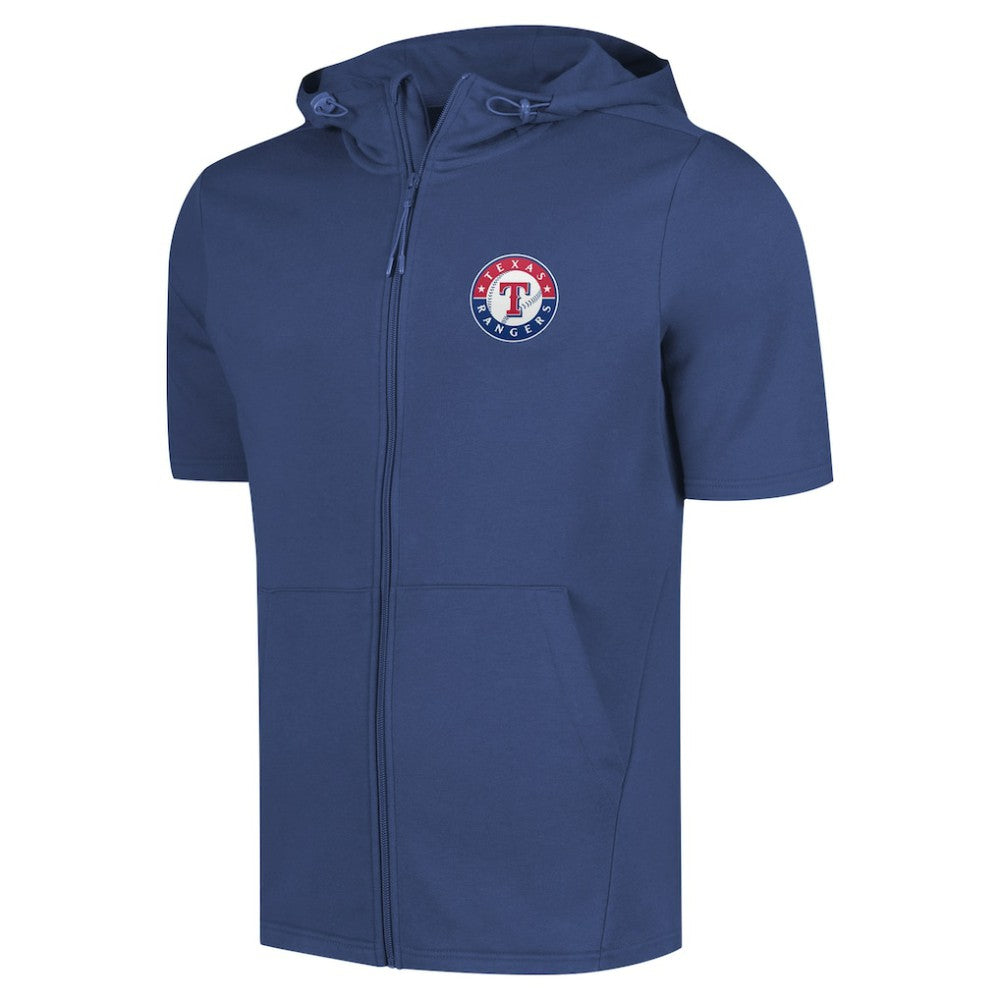Texas Rangers Levelwear Recruit Short Sleeve Full-Zip Hoodie Near Me