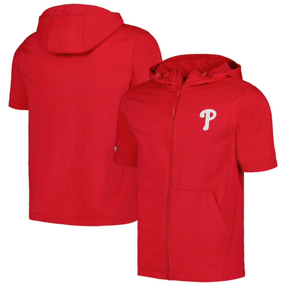 Philadelphia Phillies Levelwear Recruit Short Sleeve Full-Zip Hoodie Near Me