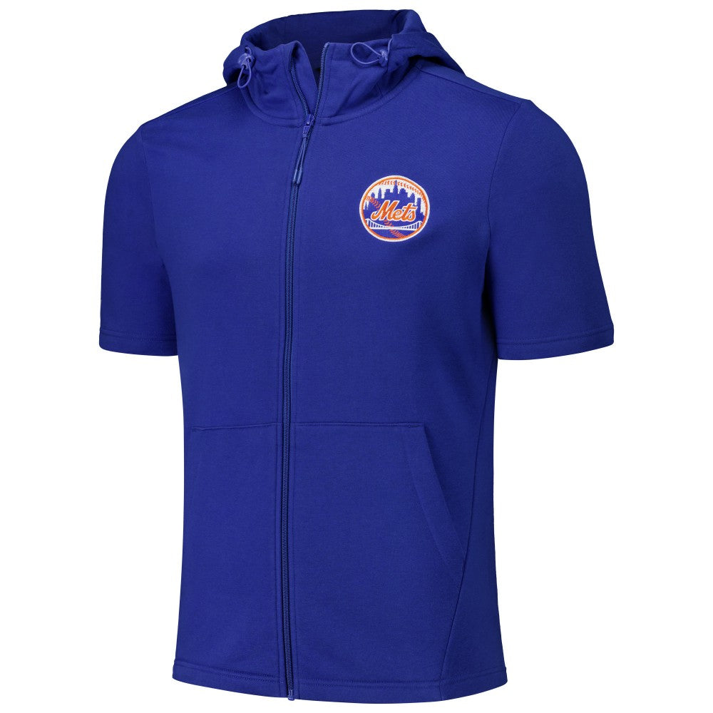New York Mets Levelwear Recruit Short Sleeve Full-Zip Hoodie for sale
