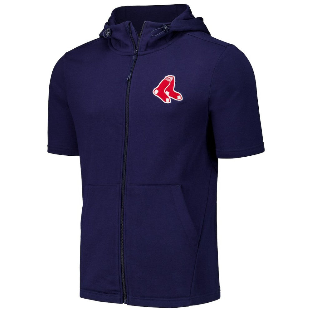 Boston Red Sox Levelwear Recruit Short Sleeve Full-Zip Hoodie Sale