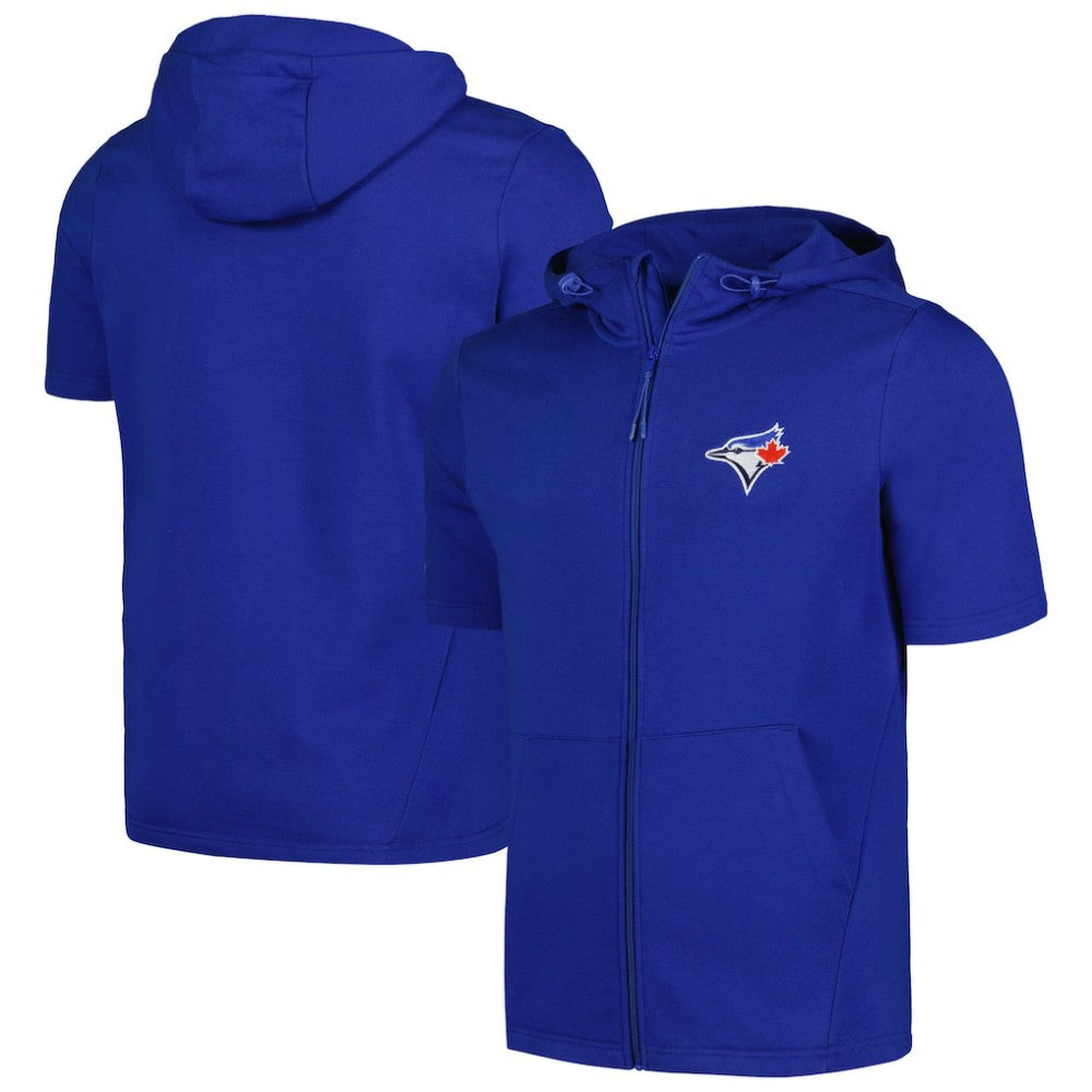 Toronto Blue Jays Levelwear Recruit Short Sleeve Full-Zip Hoodie for sale