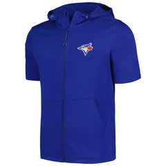 Toronto Blue Jays Levelwear Recruit Short Sleeve Full-Zip Hoodie for sale