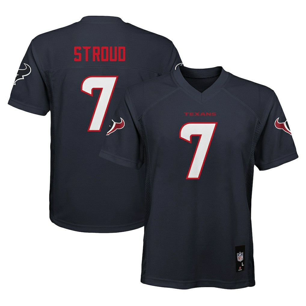 C.J. Stroud Houston Texans Youth Replica Player Jersey - Navy - NFL