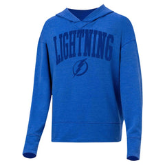 Tampa Bay Lightning Concepts Sport Women's Volley Pullover Hoodie - Blue | NHL Clearance