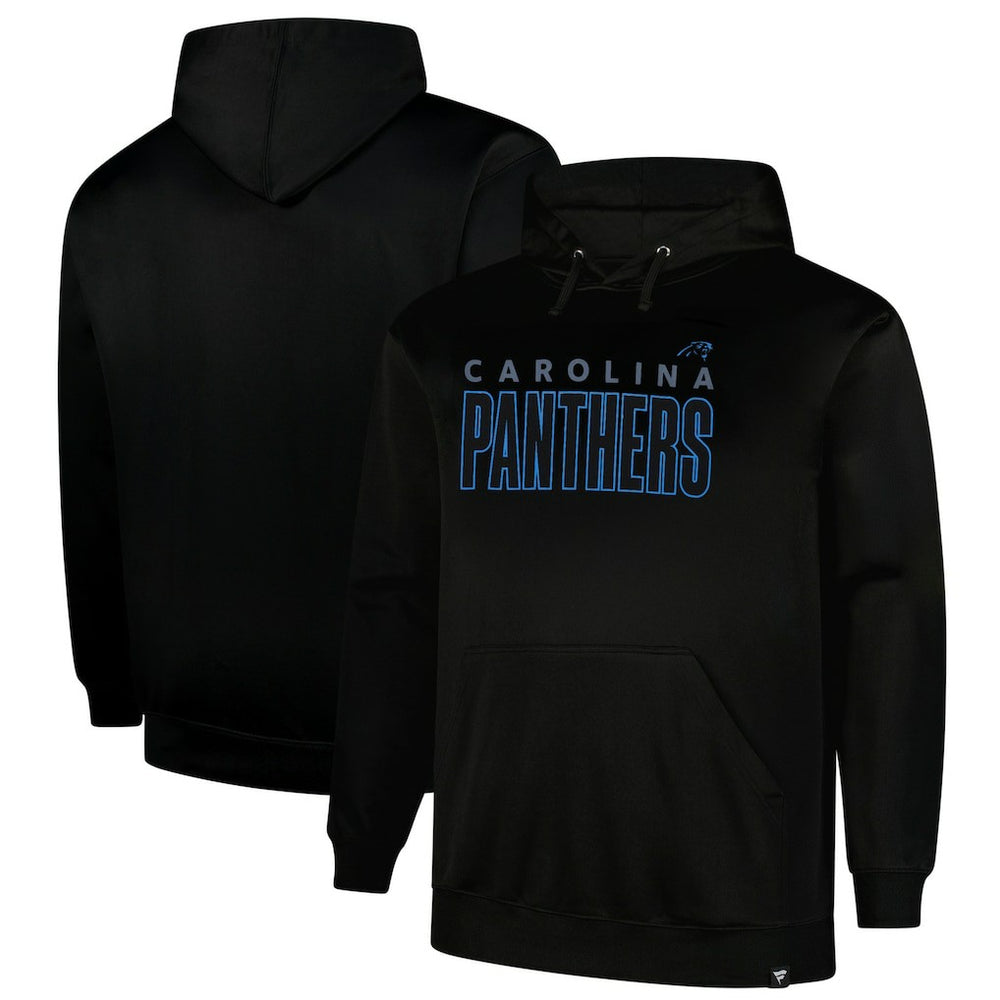 Carolina Panthers Big & Tall Fleece Pullover Hoodie - Black - Fanatics